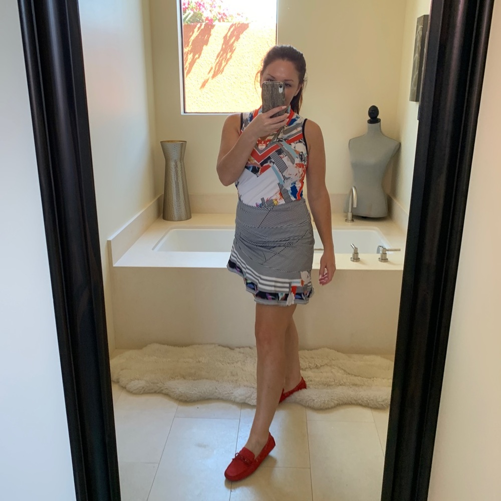 Lucky In Love Size Small Top and Skirt Set